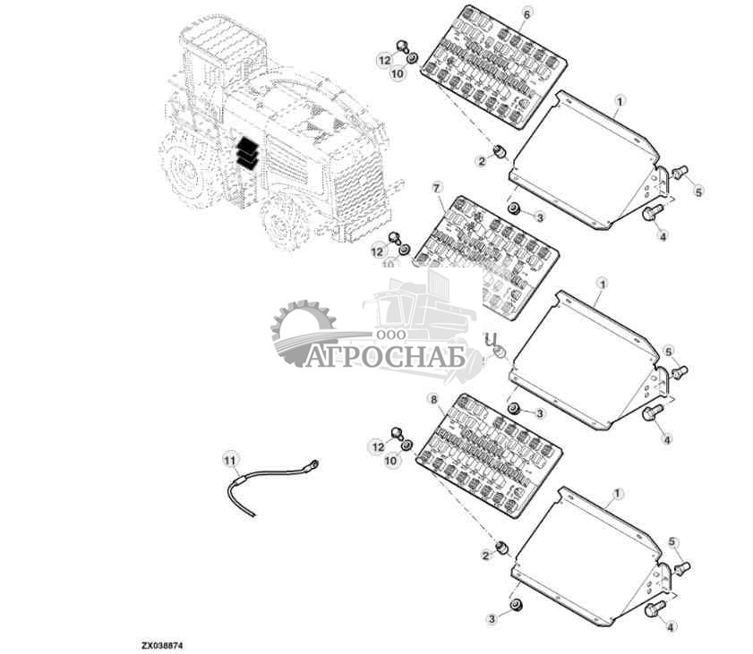Панели предохранителей 